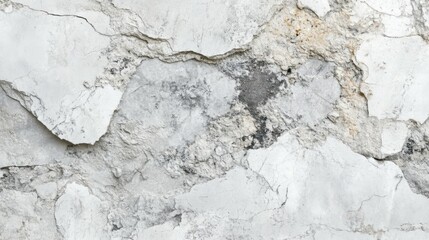 Obraz premium Modern grey paint limestone texture background in white light seam home wall paper. Back flat subway concrete stone table floor concept surreal granite panoramic stucco surface background grunge wide.