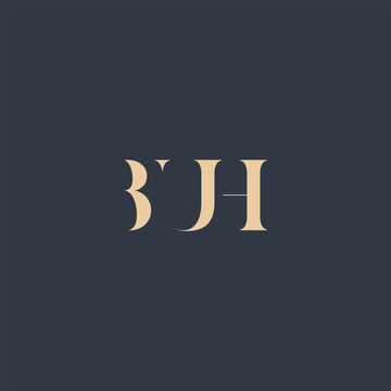 BUH abstract letter logo design. This logo is designed by three abstract letters.