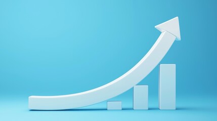 Growth trend analysis business landscape graphic representation digital environment perspective economic insights