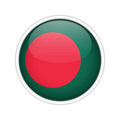Bangladesh Flag Sphere Vector