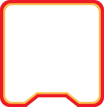 Colourful Retro Png Transparent Frame 