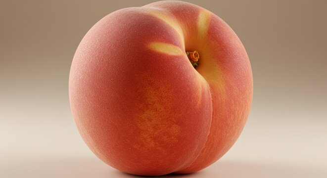 The smooth, velvety surface of ripe peaches, with a hint of blush and golden undertones
