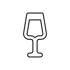 Wine Glass vector icon