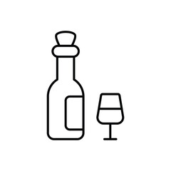 Wine vector icon