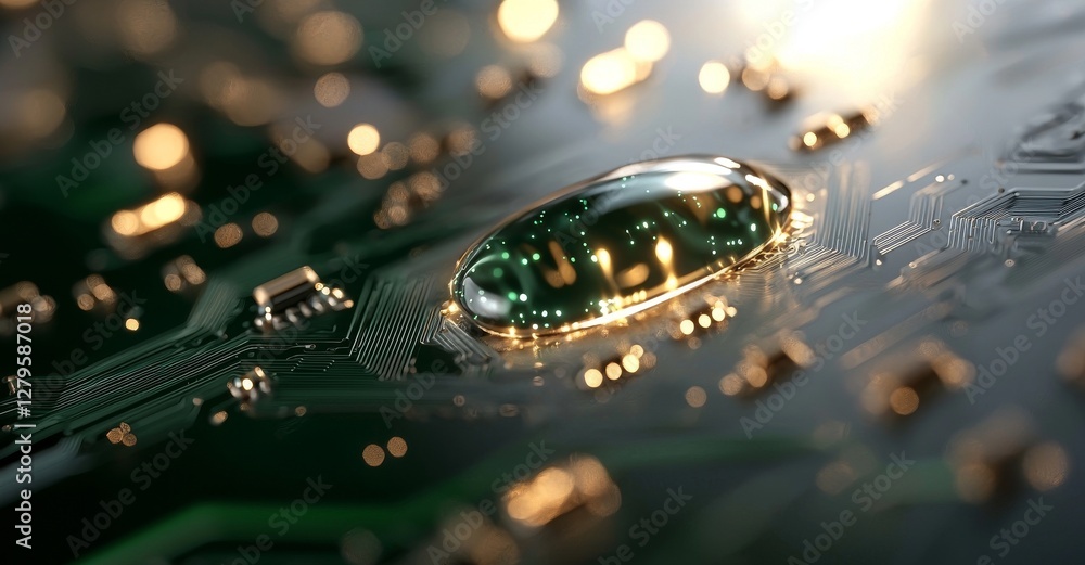 Aufkleber the digitalization of information is represented through it, iot, servers, and data centers, showcas