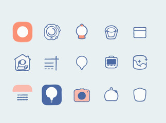 Sleek Flat Icons Pack for Mobile Apps and Websites