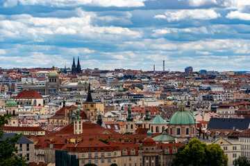 Fototapeta premium panorama of prague