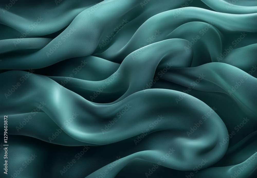 Poster an abstract image with a coarse, dark green gradient in the background