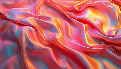 A soft pink abstract backdrop is complemented by a wavy pink fabric texture seen from above, alongside a pink silk background and a 3D rendered abstract rainbow gradient cloth