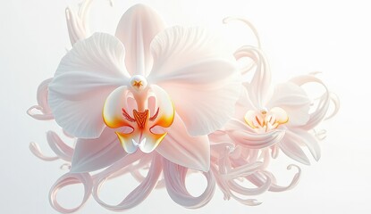 Obraz premium serene white orchid design for decor