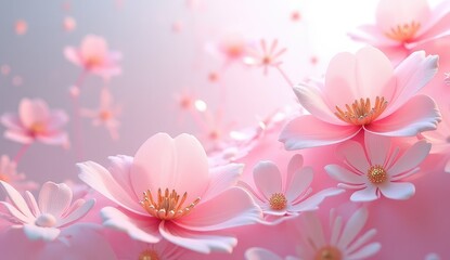 Fototapeta premium luxury invitation background with floral elements