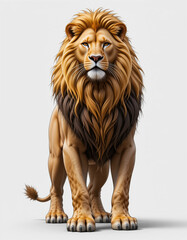Obraz premium King of the Savannah: Lion