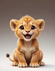 Fototapeta premium King of the Savannah: Lion