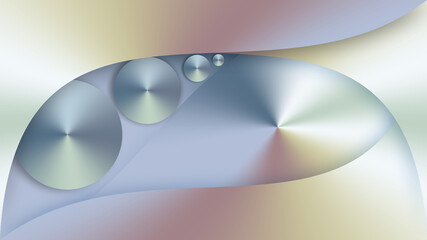 Abstrakcyjne ilustracje prezentujące kolory uznawane za kolory inteligencji