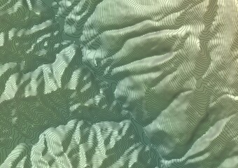 Curvas de nivel, mapa topográfico. Terreno topográfico © Stockchi