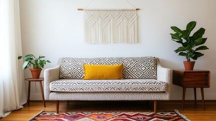 Cozy living room design home interior decor modern environment inviting view comfort and style