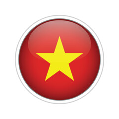 Vietnam Flag Sphere Vector