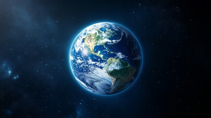 Obraz premium An international network uniting the world via technological and communicative means