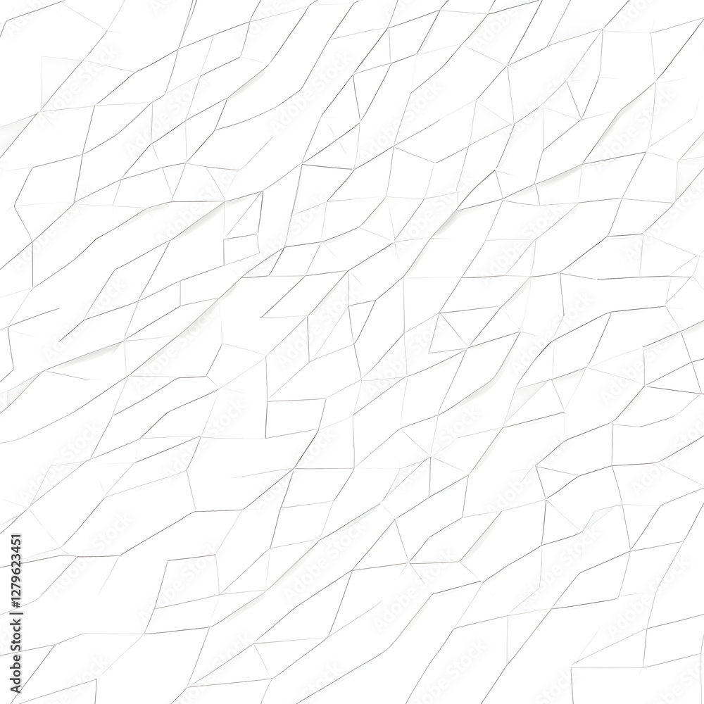 Poster abstract white 3d background with polygonal pattern
