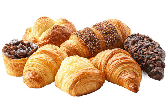 Freshly baked pastries arranged on a platter