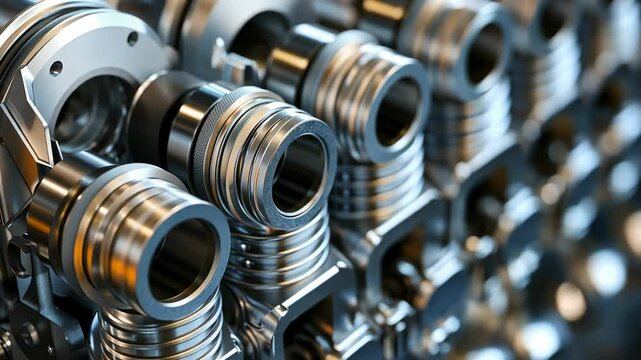 A Detailed Look, The Intricate Beauty and Precision of an Internal Combustion Engine