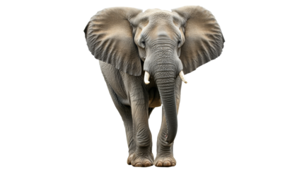 Daylight elephant in nature