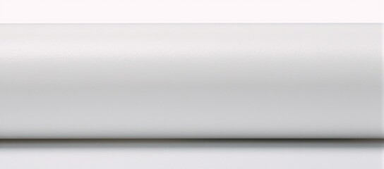 Obraz premium Close-up image featuring detailed texture and glossy finish on white background showcasing various layers of white plastic wrap