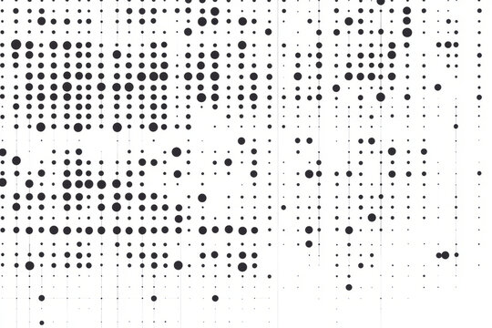 A simple and modern illustration of clean, black dots scattered in a grid pattern, creating an elegant and sophisticated design with minimalist appeal.