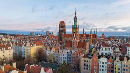 panorama of Gdańsk
