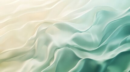 Abstract Pastel Waves: Serene and Fluid Design with Soft Gradient Colors