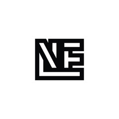 Elegant EN Letter Logo Design for Business Identity