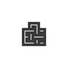 Creative Monogram Logo of EN and NE for Versatile Branding