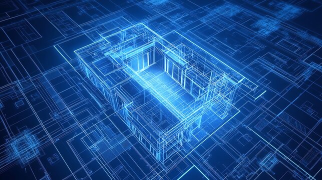 Digital blueprints designed architects creating high performance residential spaces