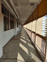 corridor in the old building