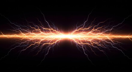 Energy Surge: A stunning visualization of an energy surge, with dynamic, branching lightning bolts emanating from a central core. The electric energy crackles with intensity.