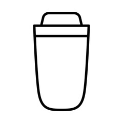 Aesthetic slim tumbler with screw cap