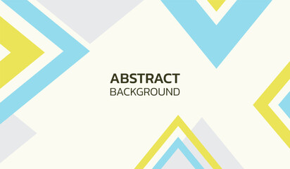 Blue and yellow abstract geometric background vector illustration