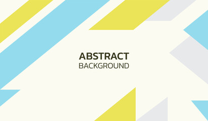 Blue and yellow abstract geometric background vector illustration