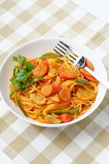 ナポリタン　パスタ