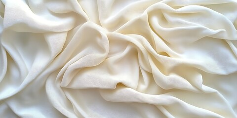 Obraz premium White Fabric Texture