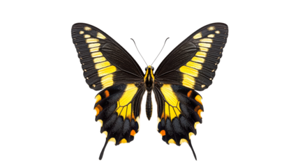 Colorful butterfly with detailed wing patterns