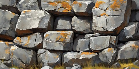 Rocky Wall Texture Background