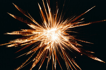 fireworks in the night