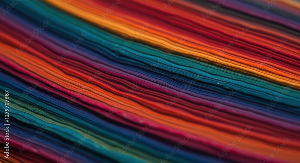 Poster colorful canvas: this image features a macro view of textured painted colors, the details highlighti