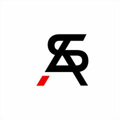 Abstract SAP letter logo design.