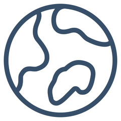 Globe Icon Element For Design