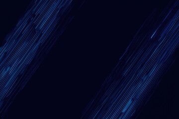 Abstract Digital Art Featuring Diagonal Lines in Shades of Deep Blue and Black, Creating a Modern and Dynamic Background Ideal for Technology and Design Contexts