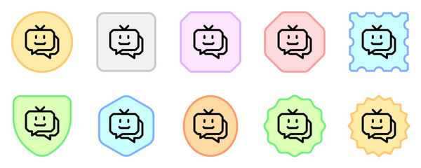 Editable chat bot, smart assistant vector icon. AI technology, artificial intelligence, computer. Part of a big icon set family. Perfect for web and app interfaces, presentations, infographics, etc