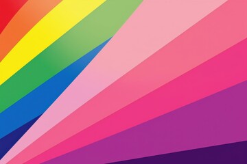 Obraz premium Colorful Spectrum of Rainbow Stripes: A Vibrant Display of Colorful Lines in Bold Hues Creating a Dynamic Visual Experience