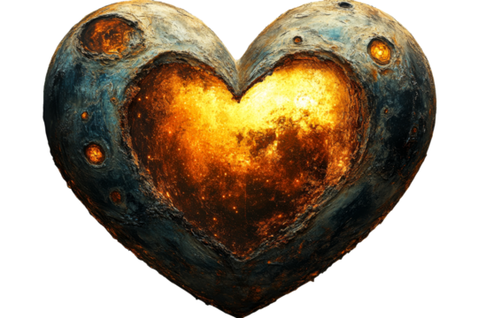 Heart galaxy a symbol of love